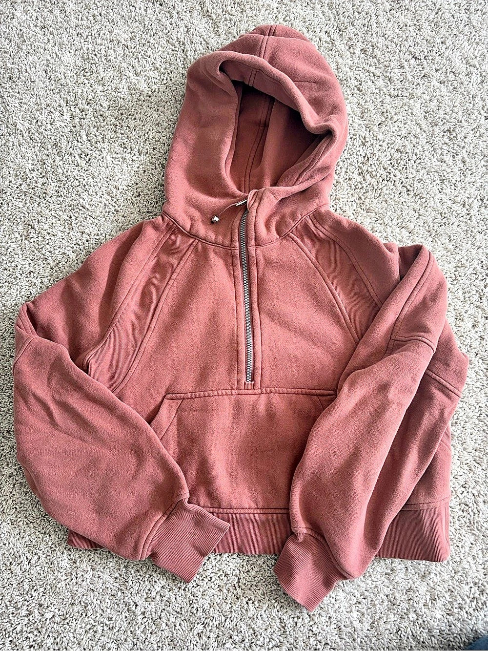 lululemon Scuba Oversized Half-Zip Hoodie in Pink